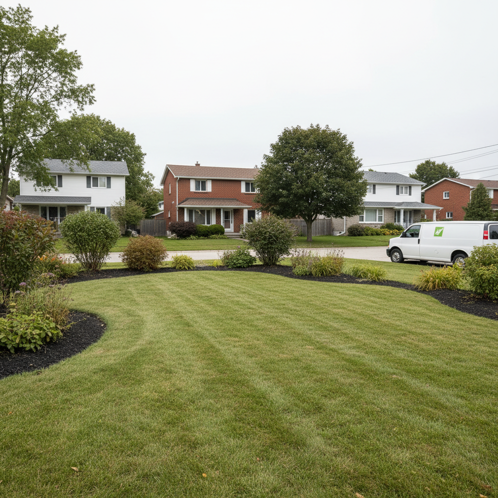 Landscaping work